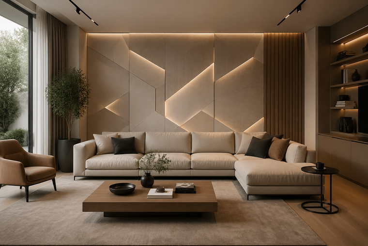 Pareti decorative per soggiorno