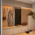Boiserie ingresso moderna Rovere Specchio 1