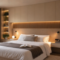 Parete camera hotel style Sabbia Rovere 1