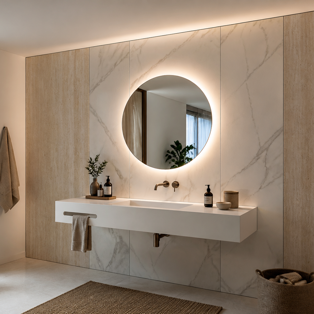 Parete lavabo Marmo Linea 1