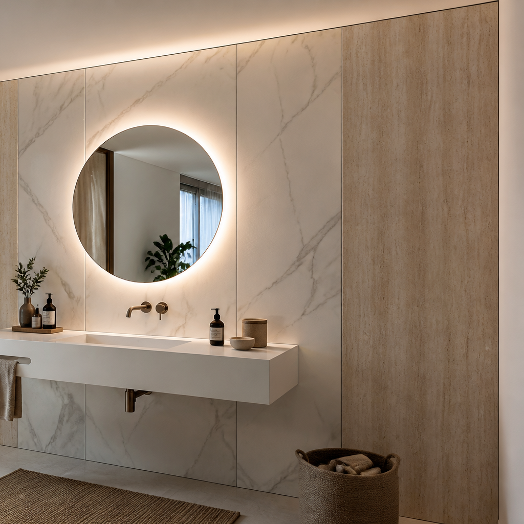Parete lavabo Marmo Linea 3