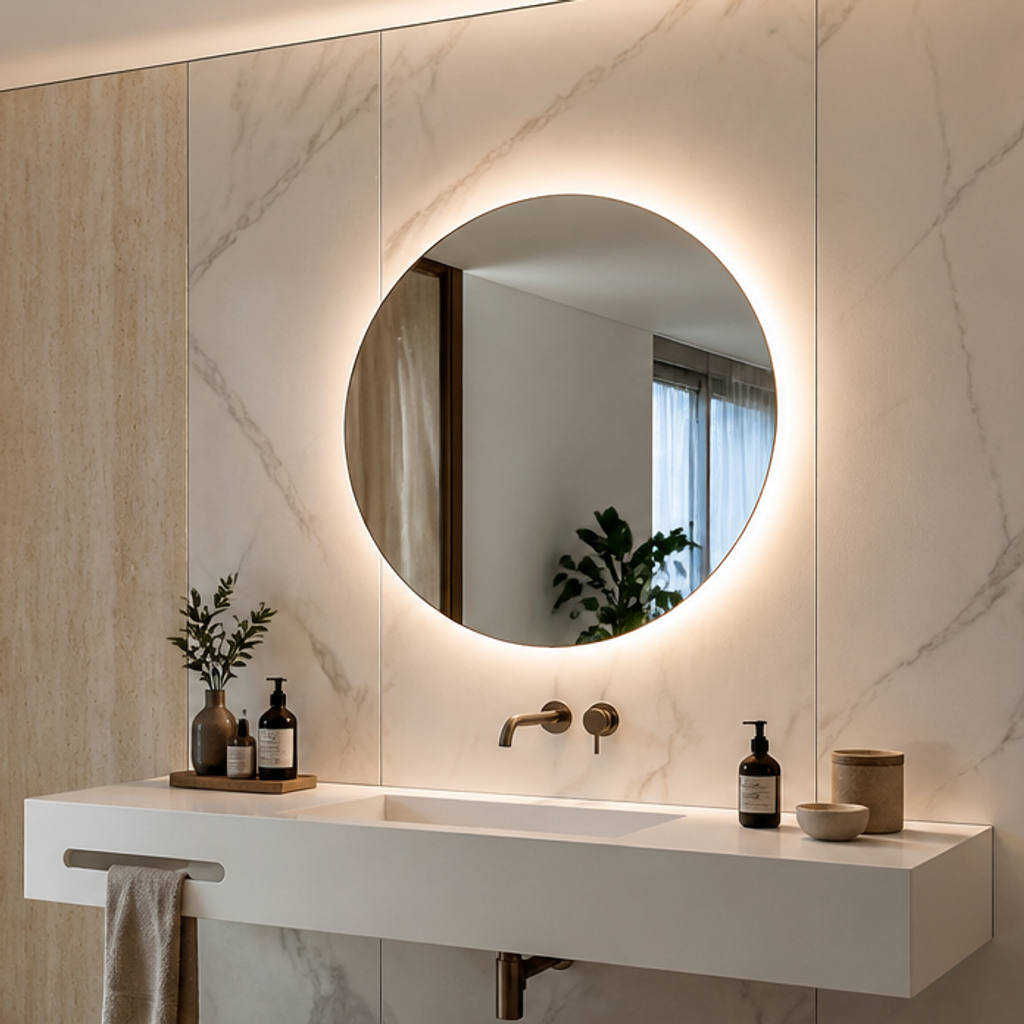 Parete lavabo Marmo Linea 4