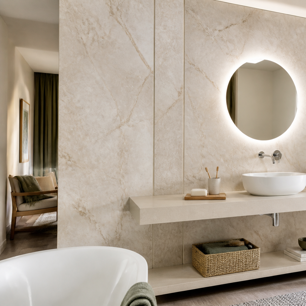 Parete lavabo Marmo Materia 2
