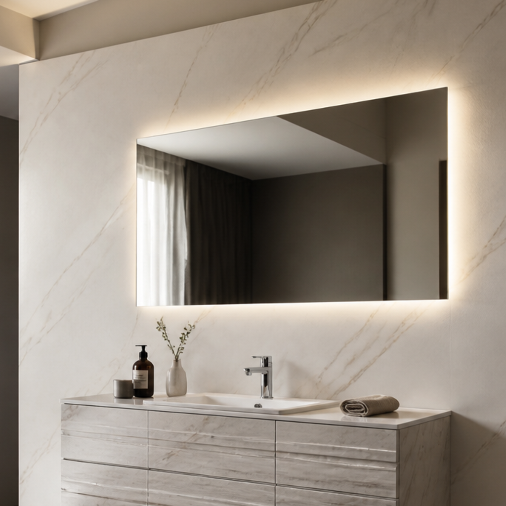 Parete Mobile bagno coordinato Marmo Ritmo 4