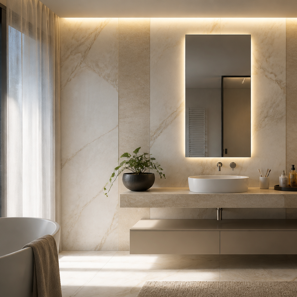 Parete Bagno premium hotel Marmo Atelier 2