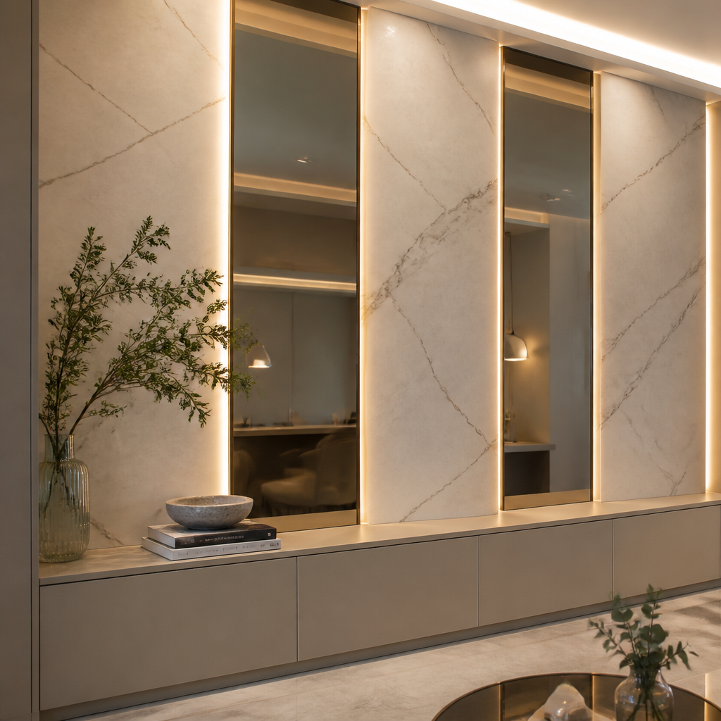 Parete Salone di bellezza Marmo Materia 2