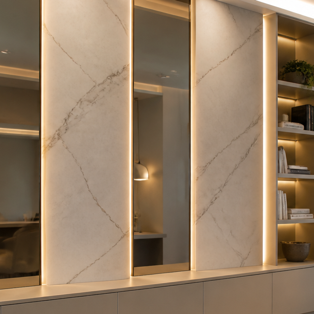 Parete Salone di bellezza Marmo Materia 4