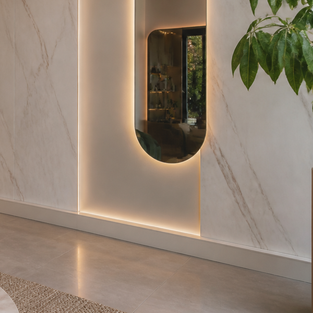 Parete Salone di bellezza Marmo Forma 5
