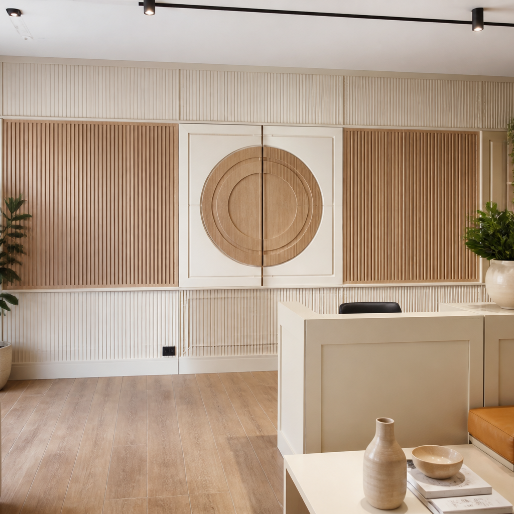 Parete Ufficio Rovere Casa 1