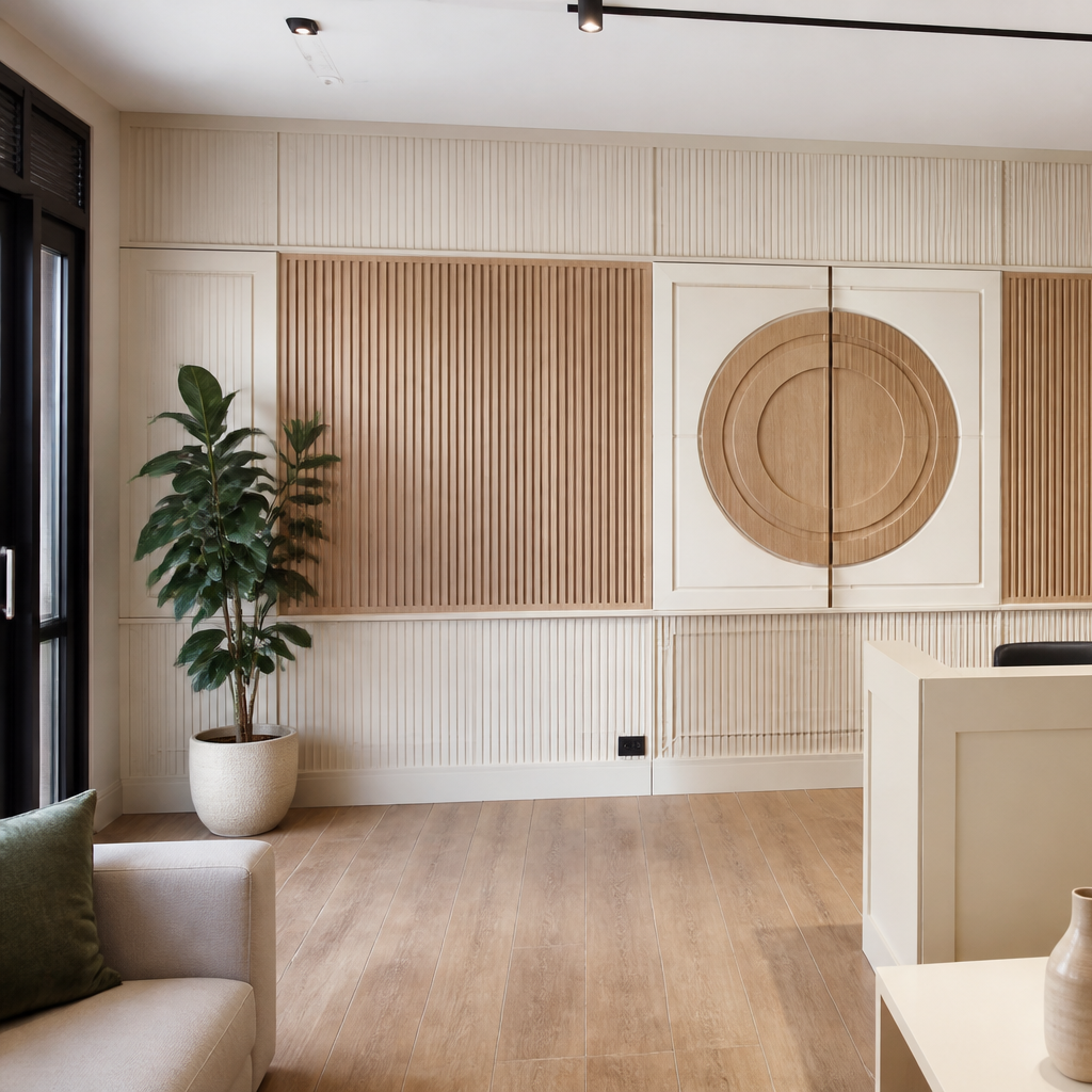Parete Ufficio Rovere Casa 2
