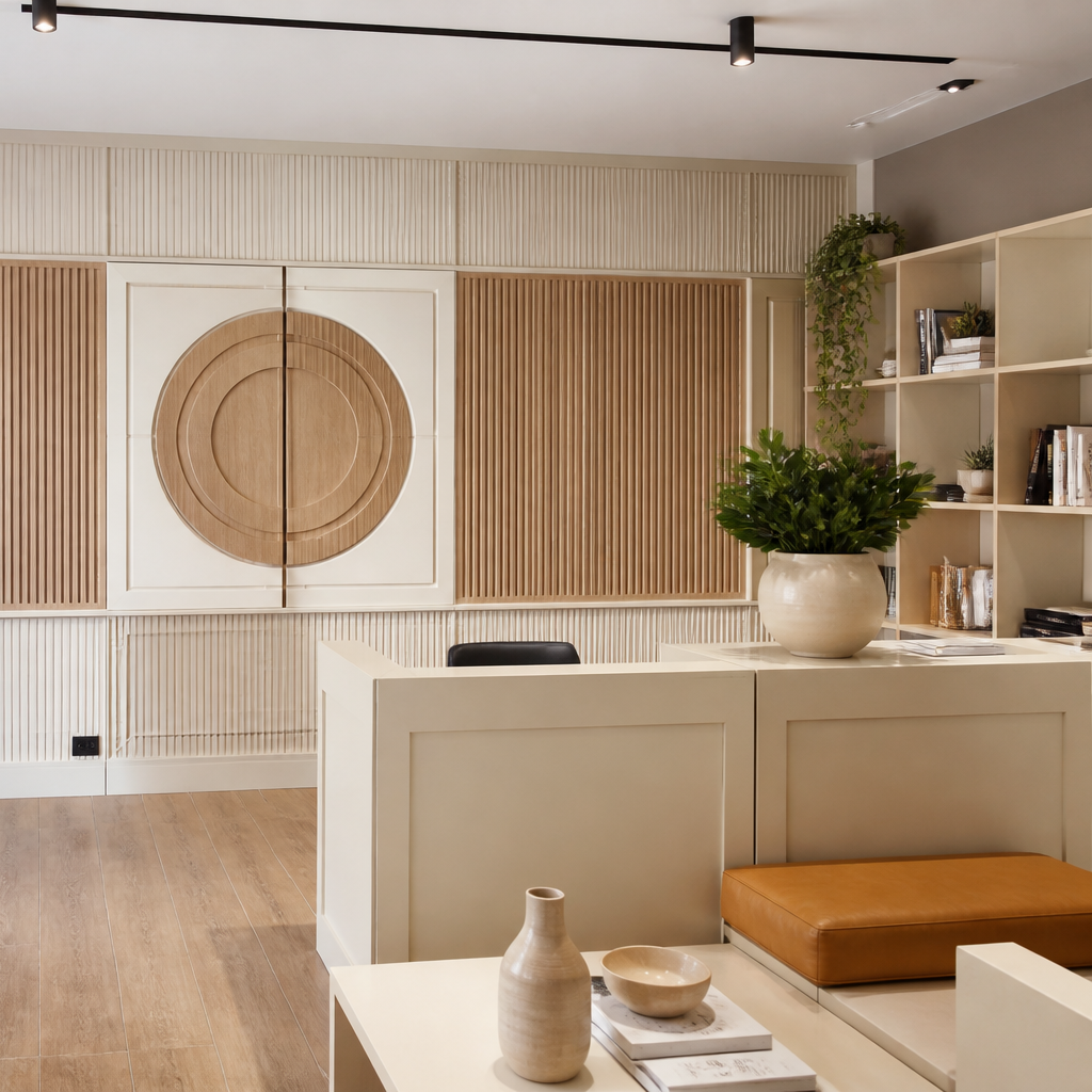 Parete Ufficio Rovere Casa 3