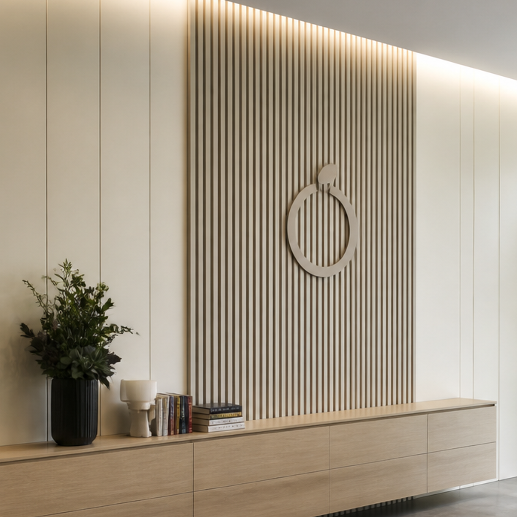 Parete Ufficio Rovere Linea 4