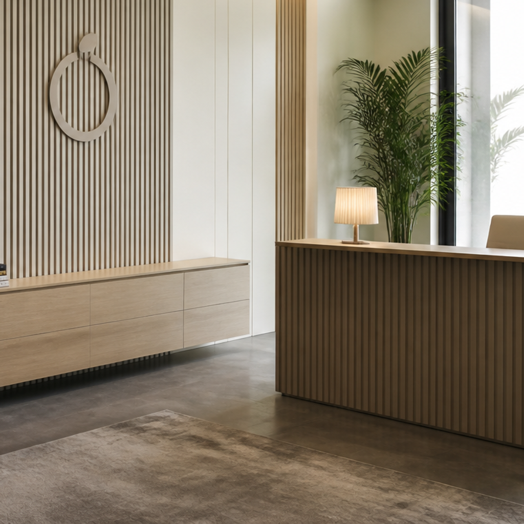 Parete Ufficio Rovere Linea 5