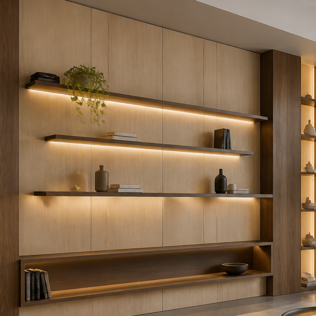 Parete Showroom e boutique Noce Aria 4