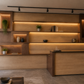 Parete Showroom e boutique Noce Profilo 1