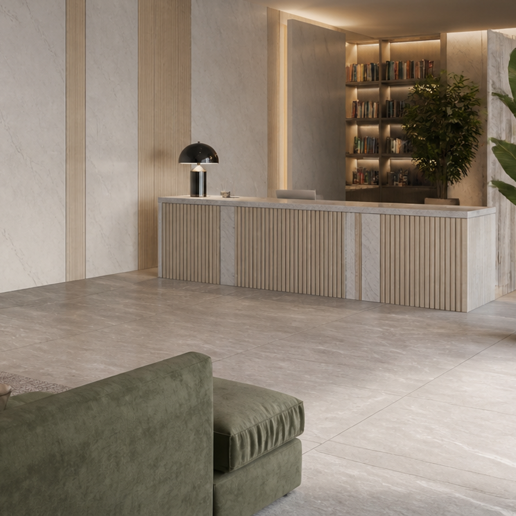 Parete Commerciale lavabile Marmo Forma 5