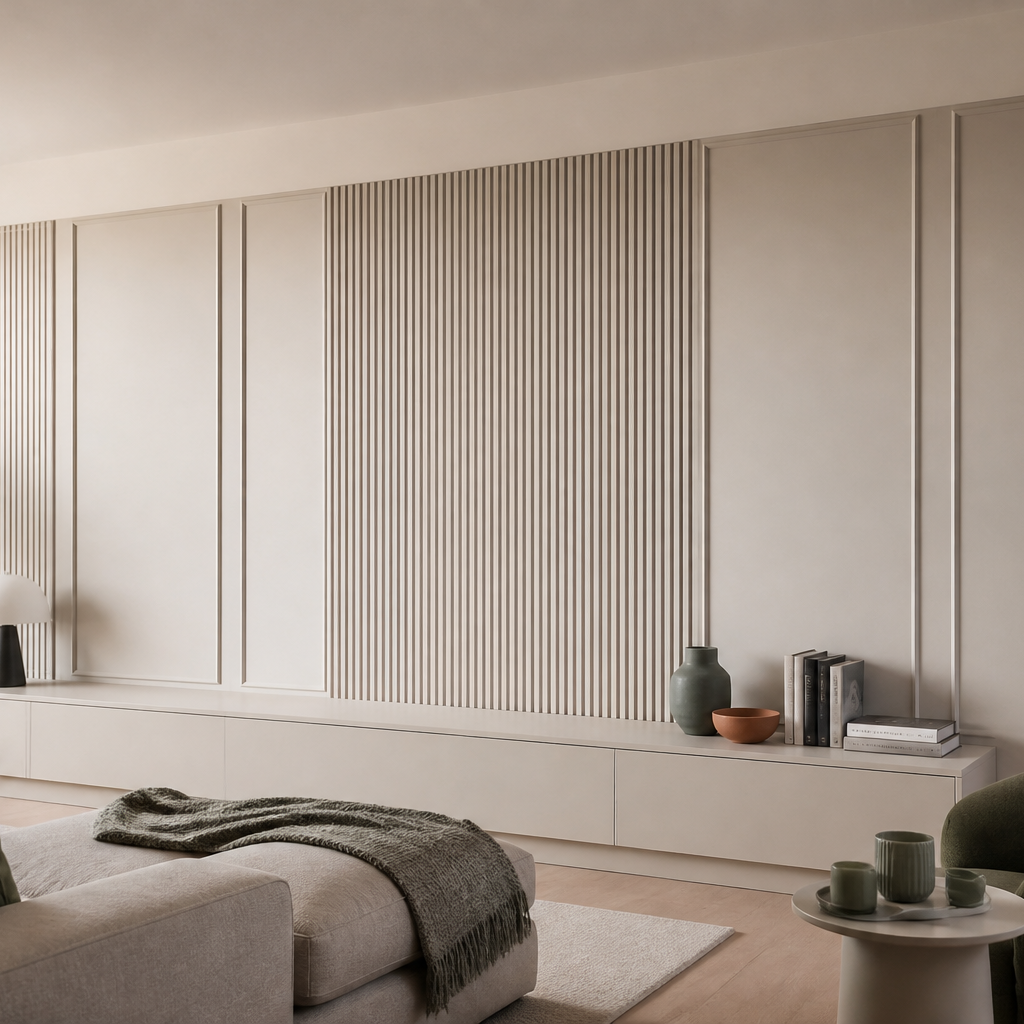Boiserie moderna Canapa Linea 1