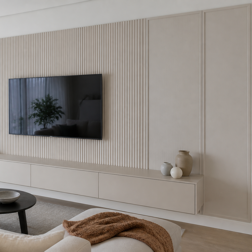 Boiserie moderna Canapa Materia 3