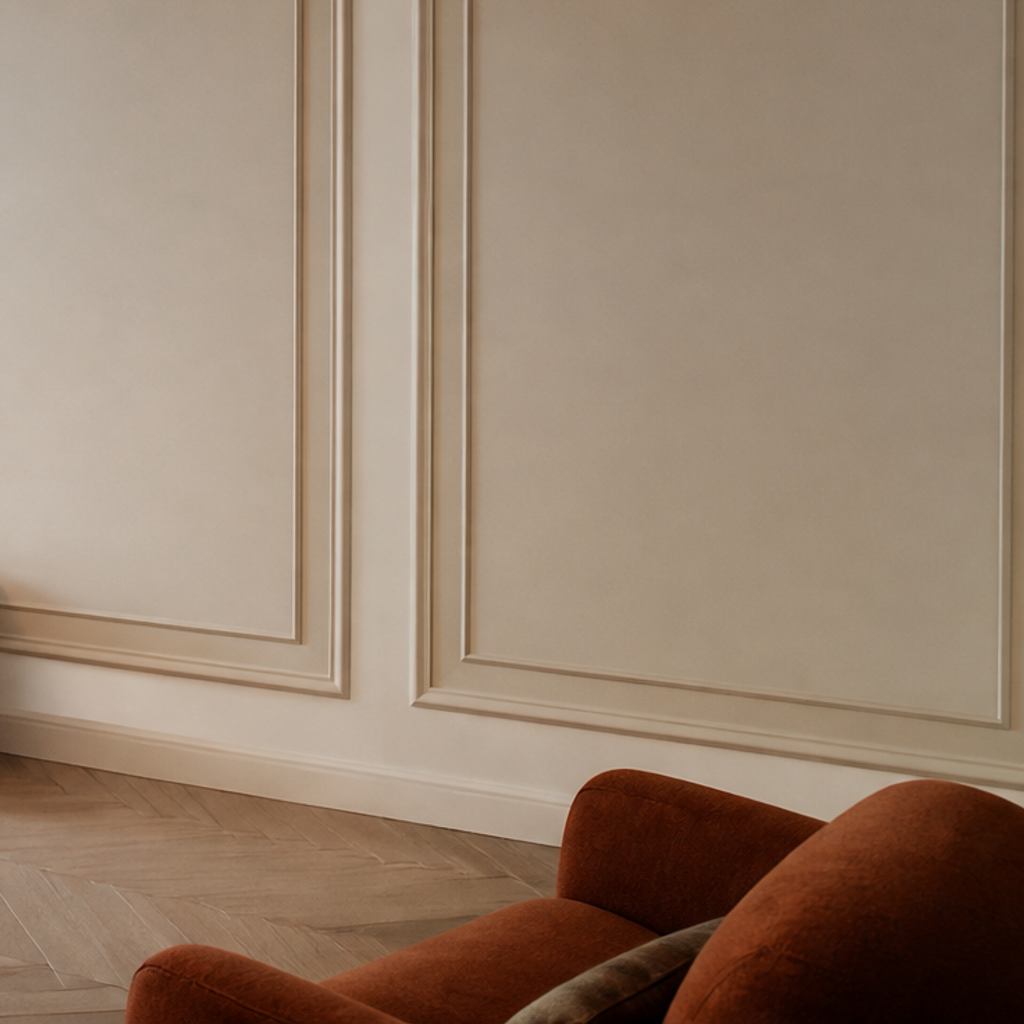 Boiserie classica leggera Canapa Naturale 5
