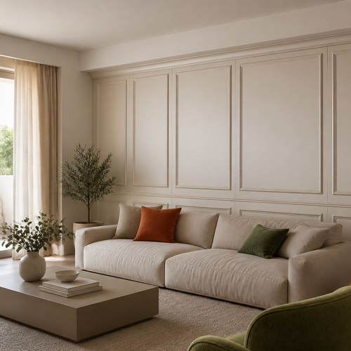 Boiserie classica leggera Canapa Forma 2