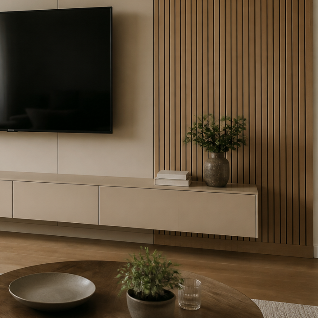 Boiserie TV Rovere Naturale 5