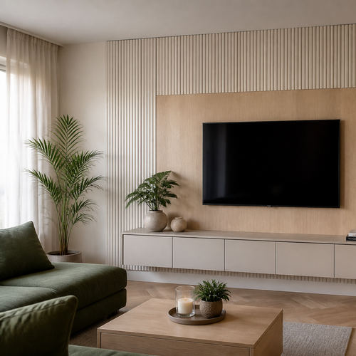 Boiserie TV Rovere Forma 2