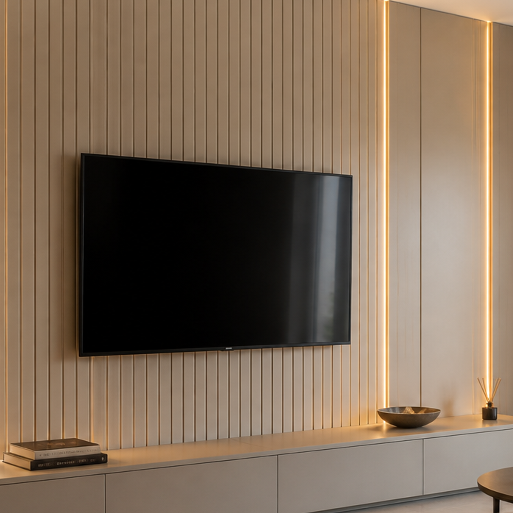 Boiserie con LED Canapa Ritmo 4