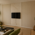 Parete TV effetto travertino Casa 1