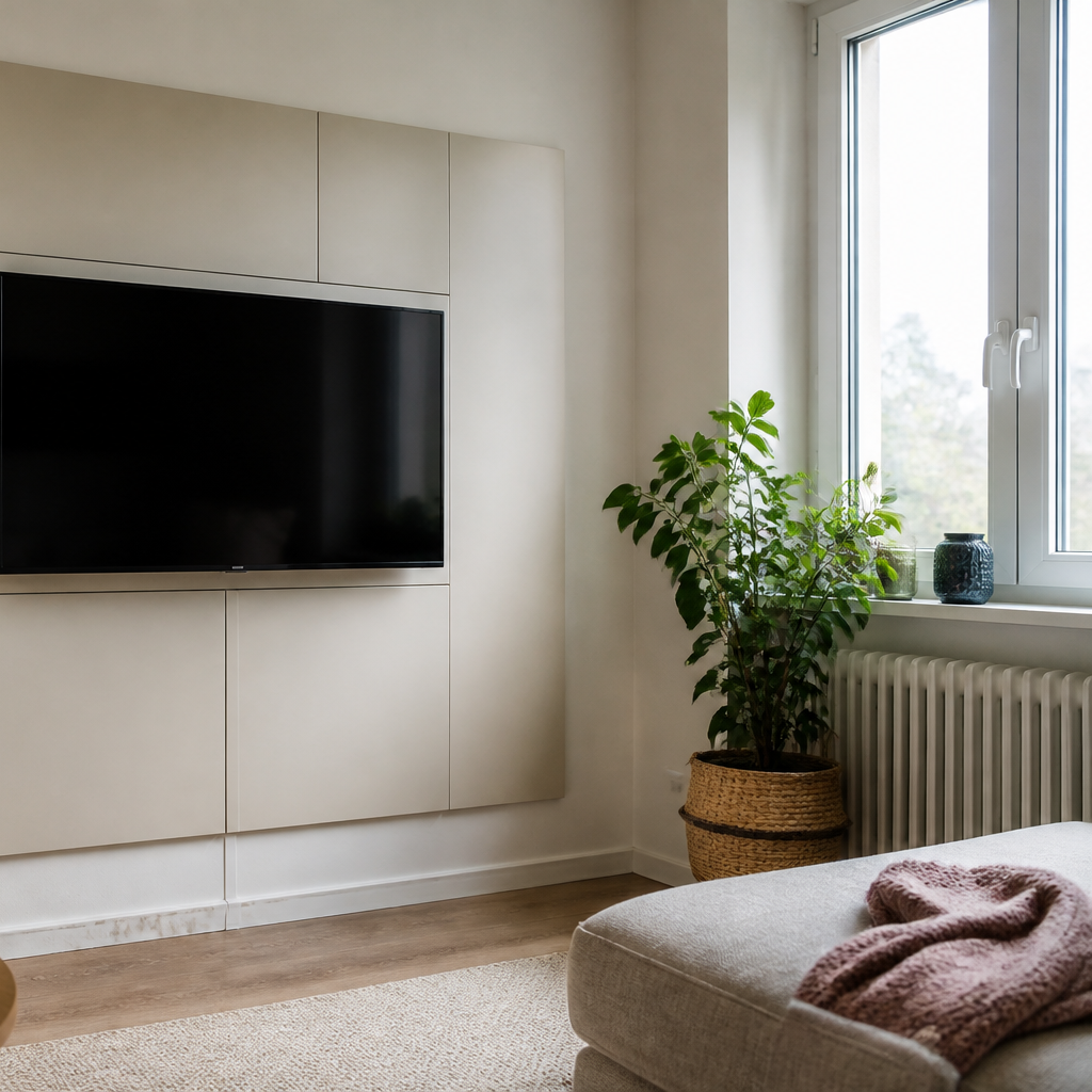 Parete TV compact apartment Rovere Naturale 3