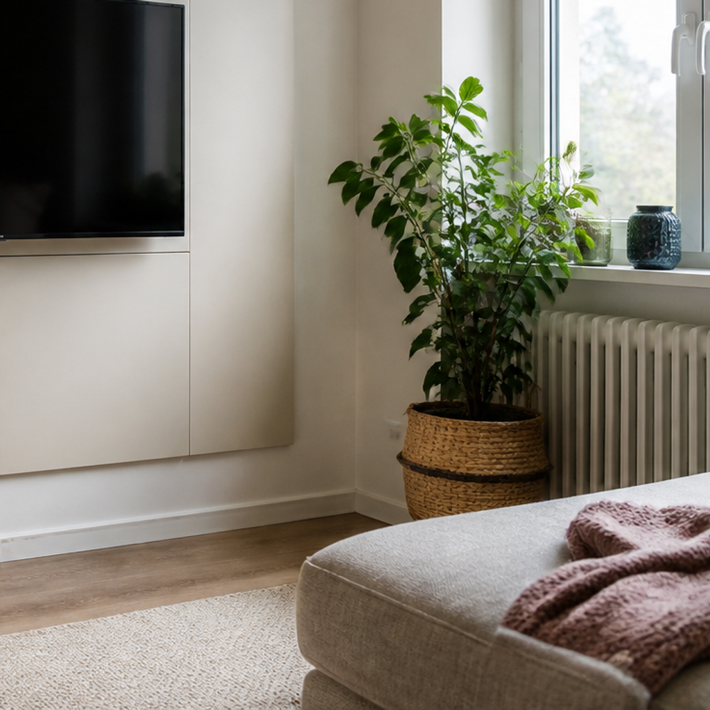 Parete TV compact apartment Rovere Naturale 5