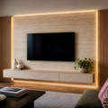 Parete TV full wall attrezzata Travertino Atelier 1