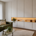 Parete con nicchie decorative Rovere Aria 1