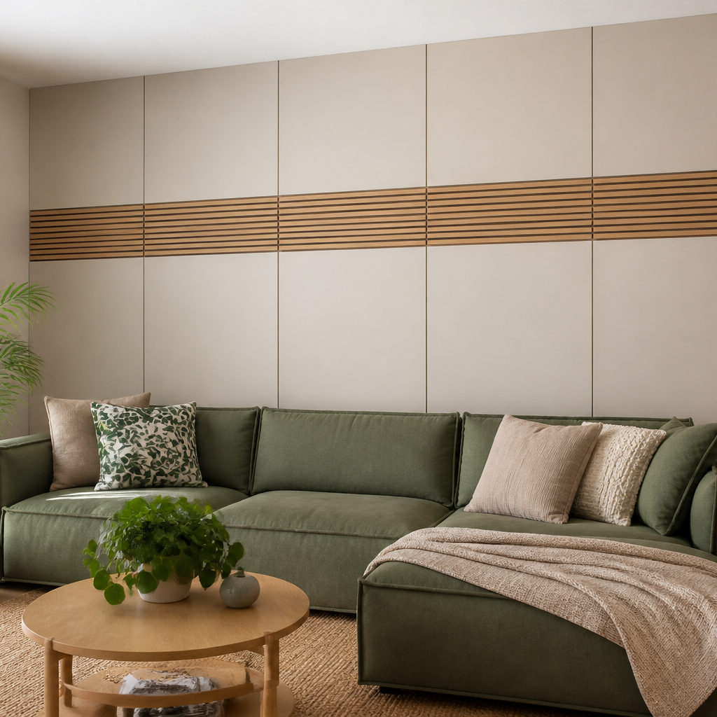 Parete minimal Rovere Naturale 1