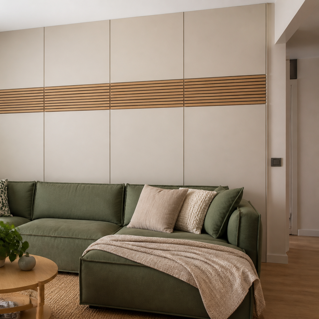 Parete minimal Rovere Naturale 3