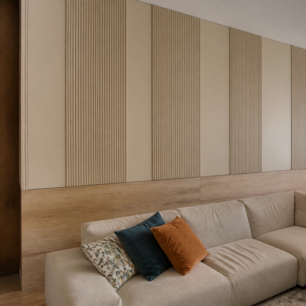 Parete full wall living Rovere Materia 2