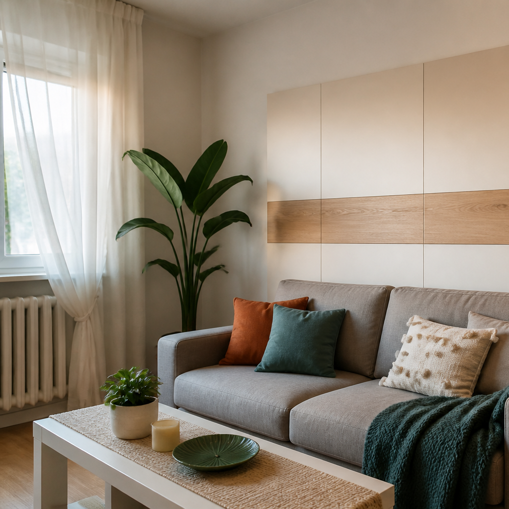 Parete small apartment Rovere Forma 2