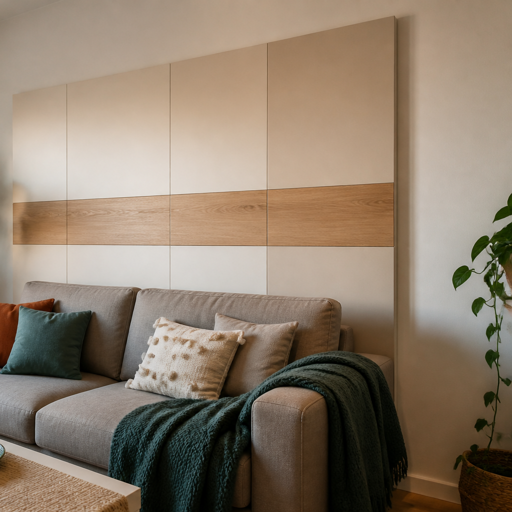Parete small apartment Rovere Forma 3