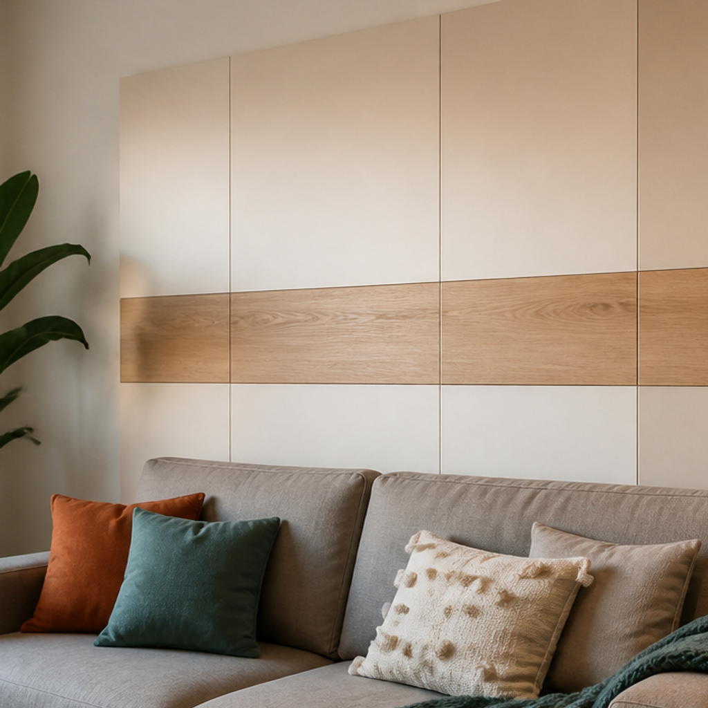 Parete small apartment Rovere Forma 4