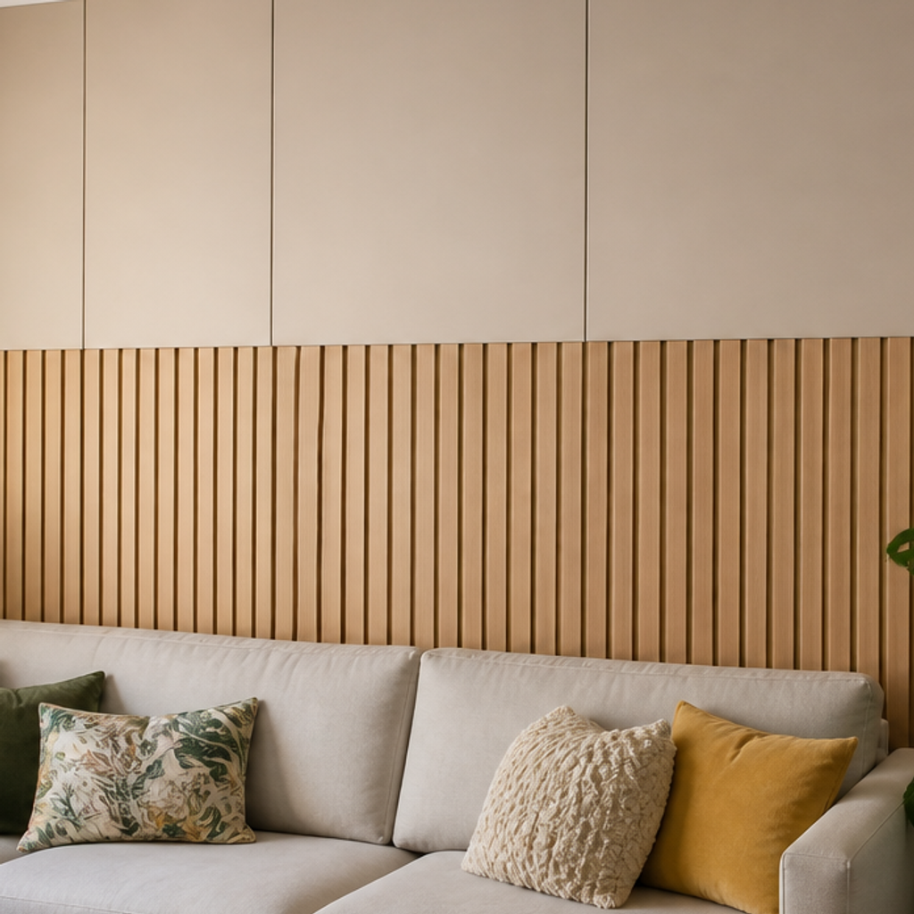 Parete small apartment Rovere Casa 4