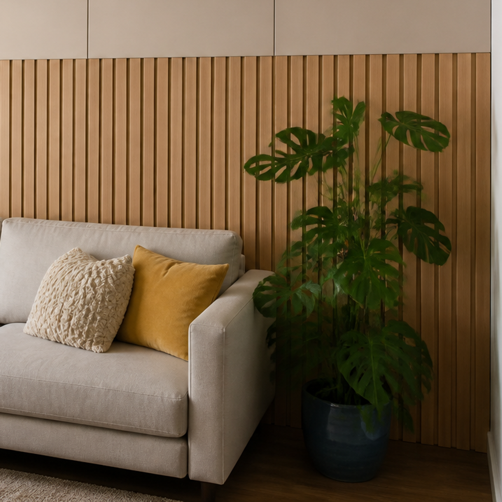 Parete small apartment Rovere Casa 5