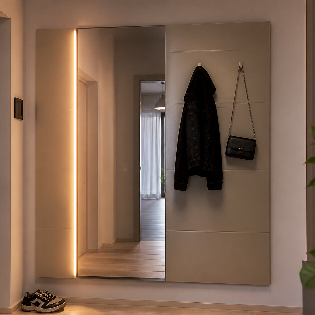 Parete Ingresso con specchio Linea 1