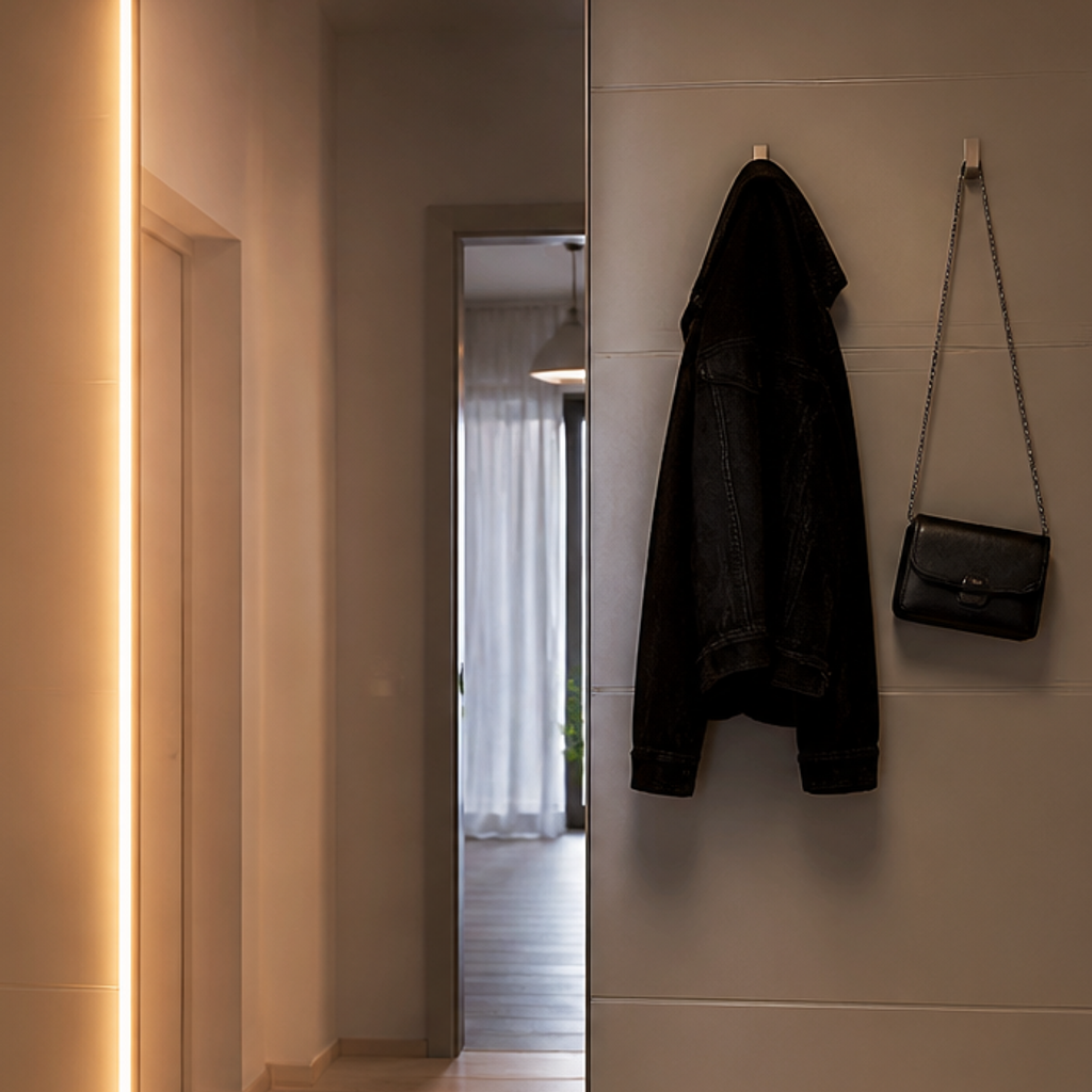 Parete Ingresso con specchio Linea 4