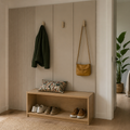 Parete Ingresso con panca Rovere Naturale 1