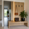 Parete Ingresso con panca Rovere Casa 1