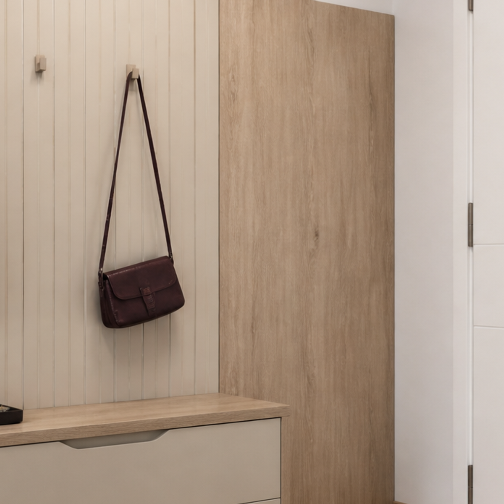 Parete Ingresso con scarpiera Rovere Atelier 4