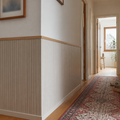 Parete Corridoio con boiserie bassa Rovere Ritmo 1