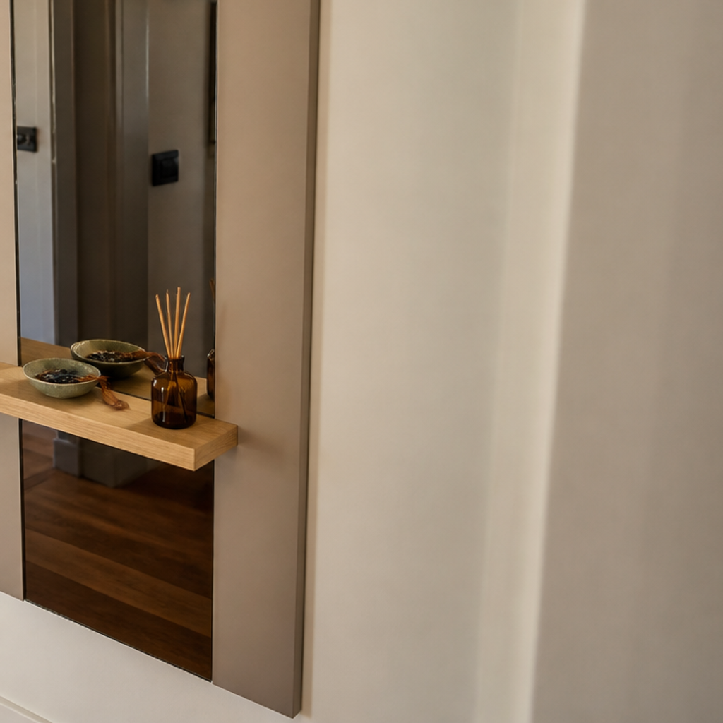 Parete Corridoio stretto salvaspazio Rovere Casa 5