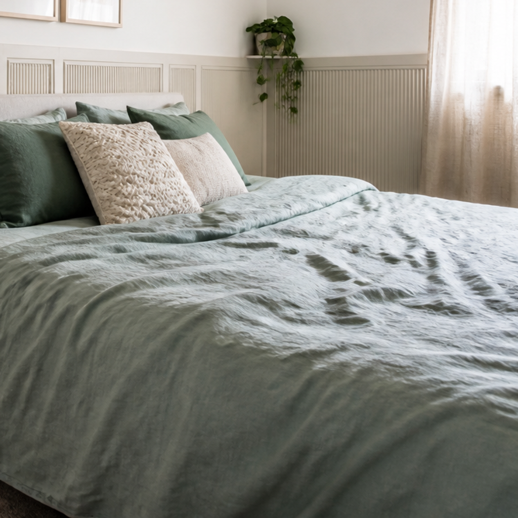 Parete Boiserie dietro letto Canapa Aria 5