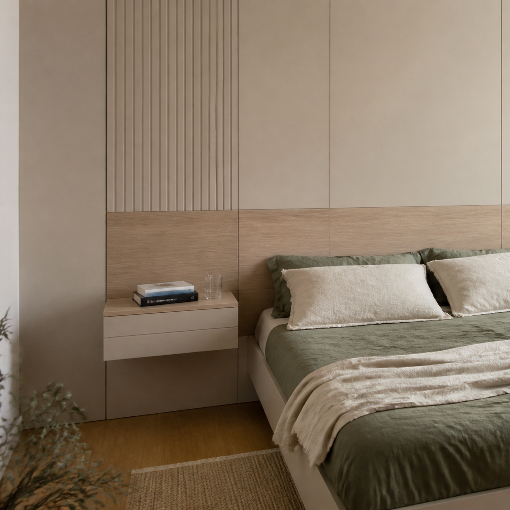 Parete Comodini integrati Rovere Atelier 2
