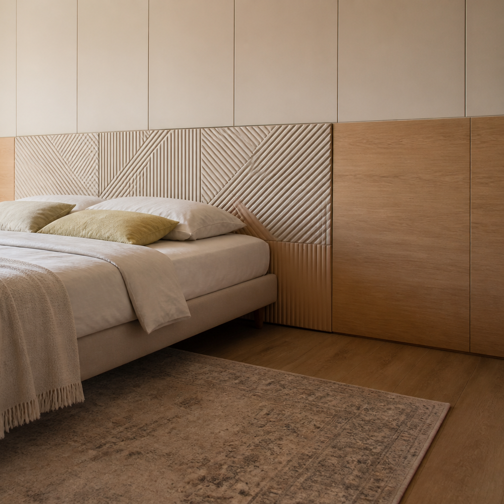 Parete effetto legno caldo Rovere Casa 3